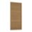 Spacepro Shaker 1-Door Sliding Wardrobe Door Oak Frame Oak Panel 914mm x 2260mm