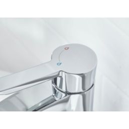 Bristan Apelo Chrome Plated 140mm Standard Lever Mono Basin Mixer Tap  With Clicker Waste
