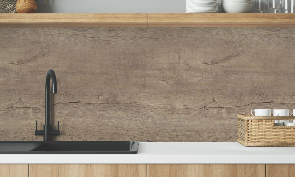 Wilsonart  Nordic Oak Mid-Rise Splashback 3050mm x 600mm x 4mm