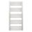 Time 1000mm x 480mm 1018BTU Silver Flat Designer Towel Radiator