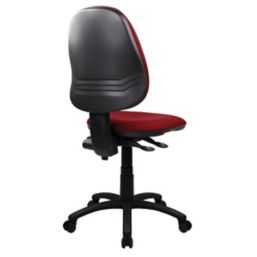 Nautilus Designs Java 200 Medium Back Task/Operator Chair No Arms Wine