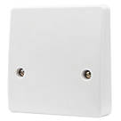 Vimark Pro 45A Unswitched Cooker Outlet Plate  White with White Inserts