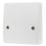 Vimark Pro 45A Unswitched Cooker Outlet Plate  White