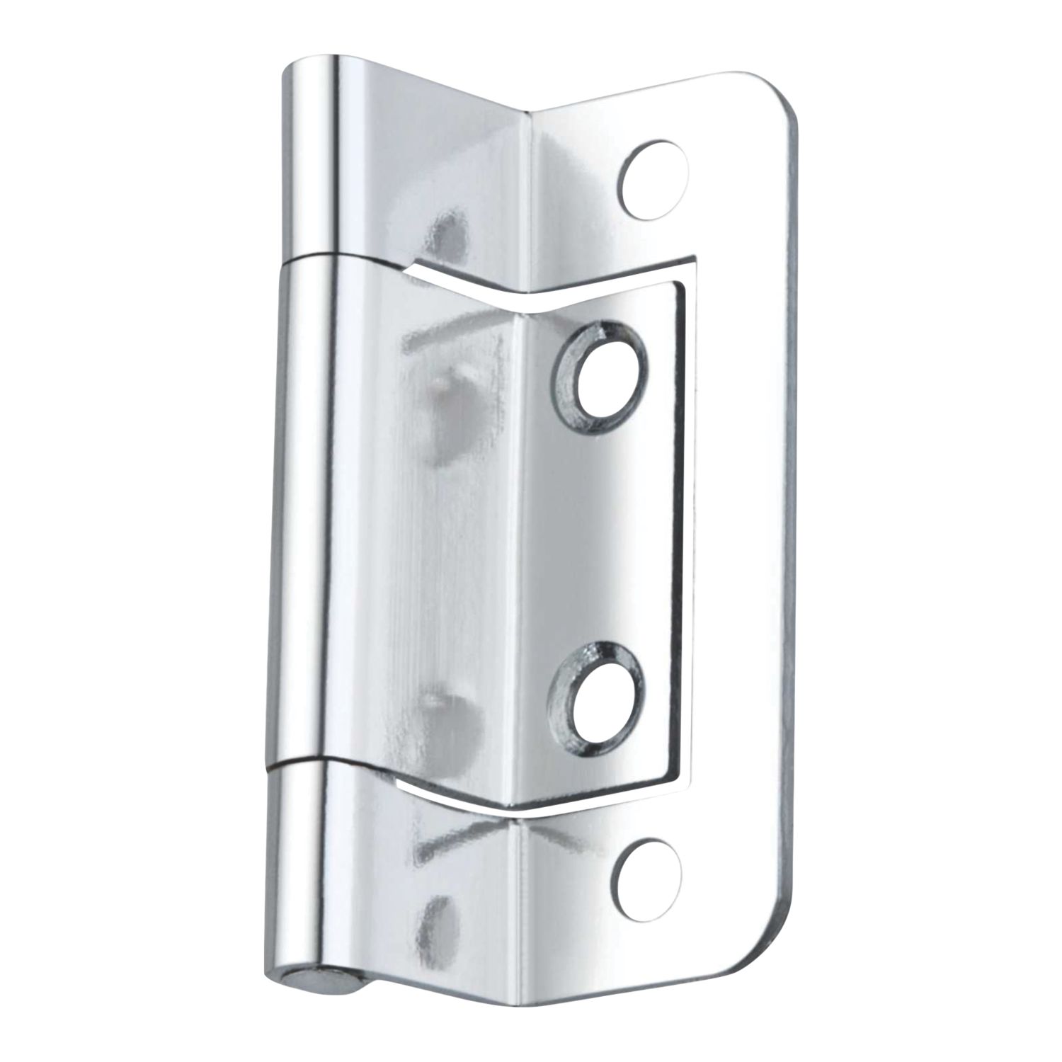 Smith & Locke Polished Chrome Double Cranked Door Hinges 50mm x 64.6mm 2 Pack (736PX)