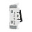 British General Nexus 20A Grid SP Centre Off Control Switch Polished Chrome