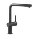 Abode Fraction Mono Mixer Kitchen Tap Matt Black