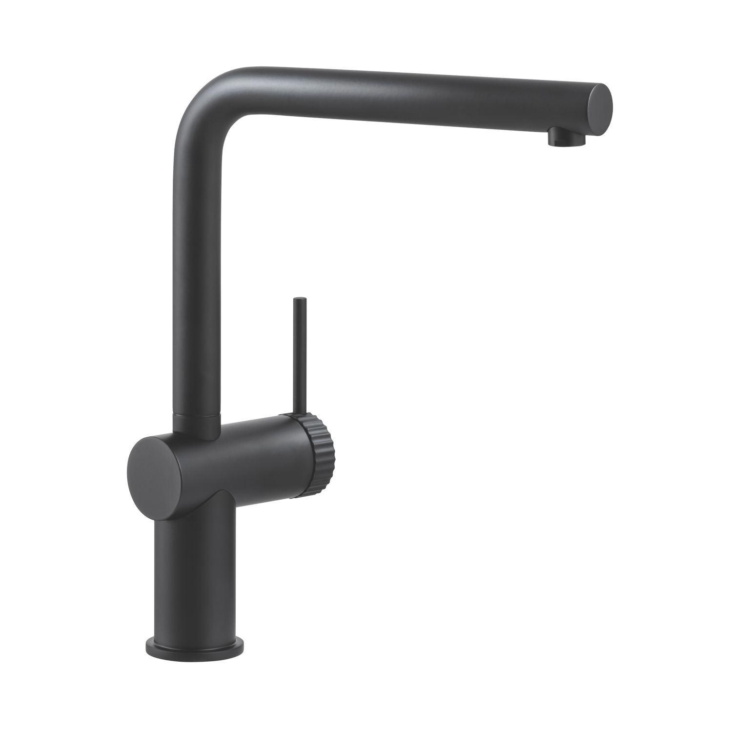 Abode Fraction Mono Mixer Kitchen Tap Matt Black (736RK)