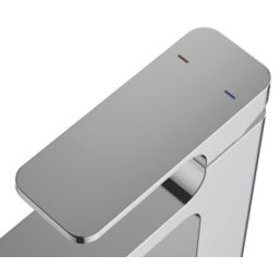 Swirl Carna Chrome 157mm Standard Lever Mono Basin Mixer Tap  With Clicker Waste