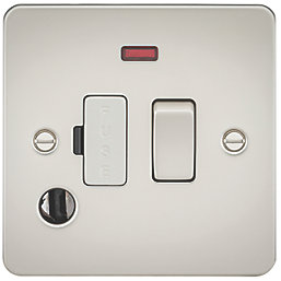 Knightsbridge  13A Switched Fused Spur & Flex Outlet with LED Pearl