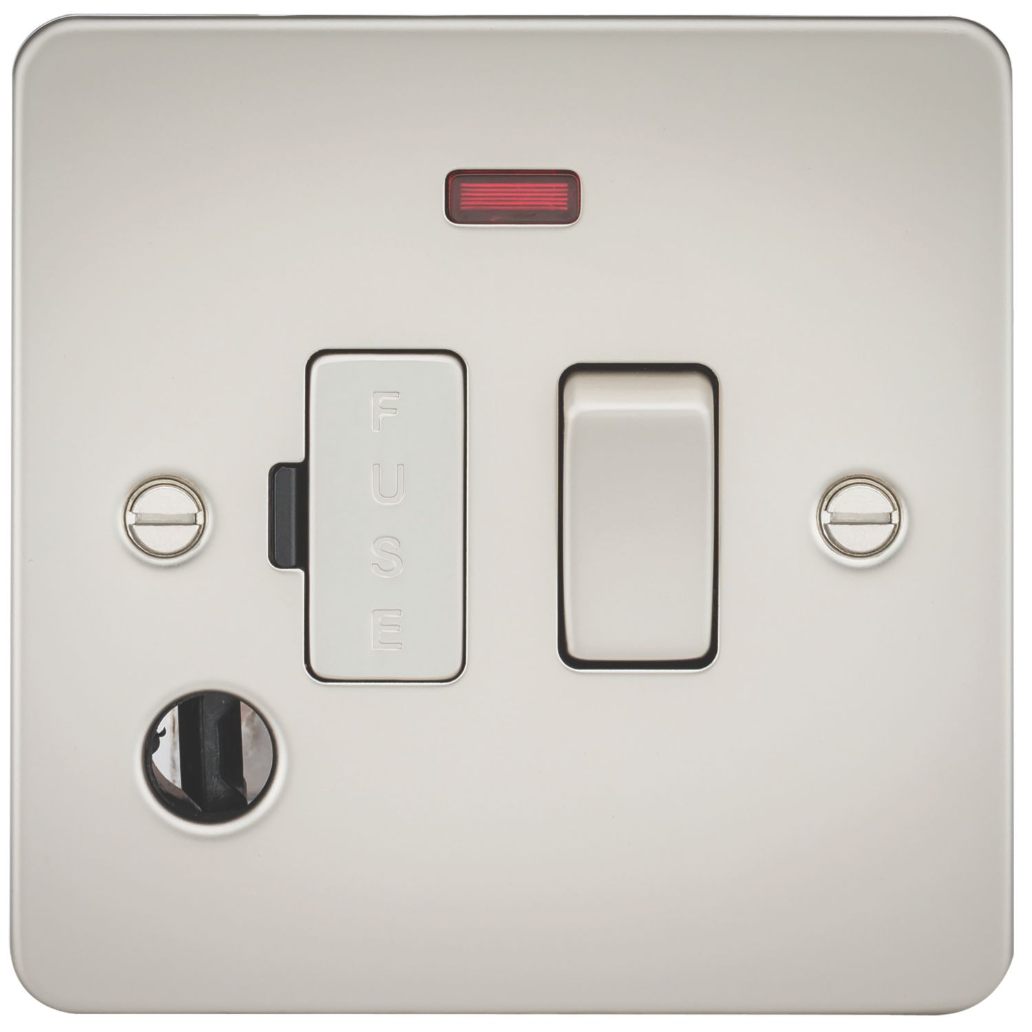 Knightsbridge 13A Switched Fused Spur & Flex Outlet with LED Pearl (736VF)