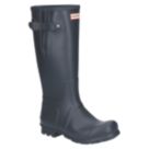 Hunter Original Side Adjustable Size 10  Navy Non Safety Wellies
