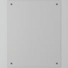 Splashback  Clear with Bronze Caps Kitchen Splashback 600mm x 750mm x 4mm