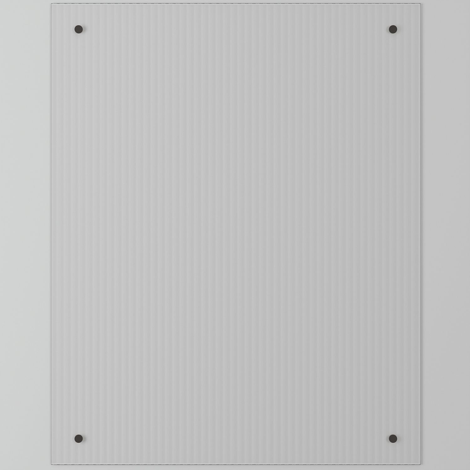 Splashback Clear with Bronze Caps Kitchen Splashback 600mm x 750mm x 4mm (736YR)