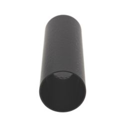 FloPlast Cast Iron Effect Round Downpipes Black 68mm x 2.5m 6 Pack