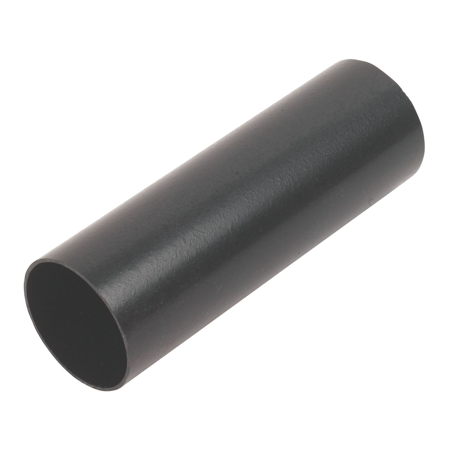 FloPlast Cast Iron Effect Round Downpipes Black 68mm x 2.5m 6 Pack (73707)
