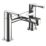 Bristan Nero Chrome 130mm Deck Mounted Lever 2 Tap Holes Bath Mixer Tap