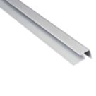 Fibo Profile for Square External Corner Aluminium 2400mm x 10mm