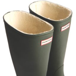 Hunter Downpour Tall Insulated  Size 10  Olive Non Safety Wellies