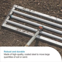 Gardena Combisystem Steel Rake Head 760mm