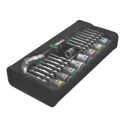 Wera Zyklop 3/8" Drive 5-in-1 Ratchet, Socket & Bit Set 29 Pieces