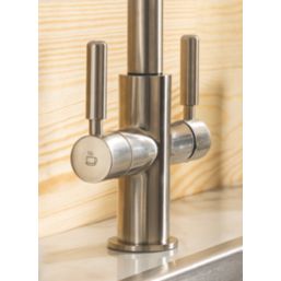 Streame by Abode Hemista 3-in-1 Boiling Mono Mixer Brushed Nickel