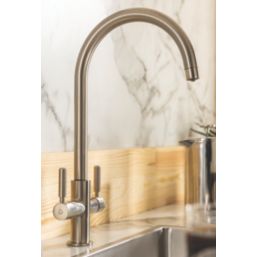 Streame by Abode Hemista 3-in-1 Boiling Mono Mixer Brushed Nickel