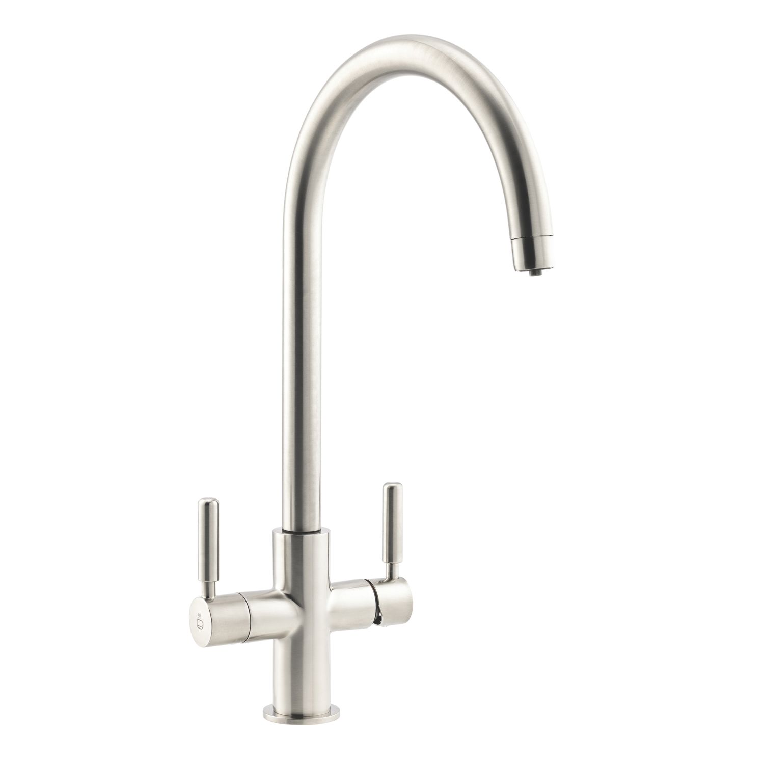 Streame by Abode Hemista 3-in-1 Boiling Mono Mixer Brushed Nickel (737JM)