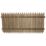 Forest  Picket Slatted Top Fence Panels Natural Timber 6' x 3' Pack of 3