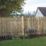 Forest  Picket Slatted Top Fence Panels Natural Timber 6' x 3' Pack of 3