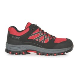 Regatta Sandstone SB Size 11  Red/Black  Water-Resistant Steel Toe Cap Safety Trainers