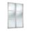 Spacepro Shaker 2-Door Sliding Wardrobe Door Kit Cashmere Frame Mirror Panel 1185mm x 2260mm