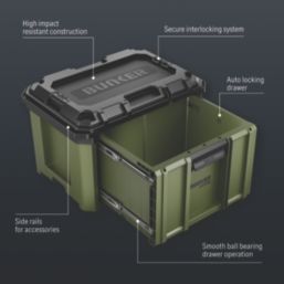 Bunker Load-Up Stacking 1  Drawer Tool Box 16.54"