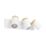 Eglo Consuma Rectangular 3-Light Spotlight White & Brown