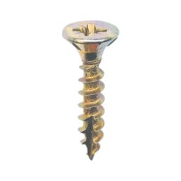 Rawlplug R-QCP PZ Countersunk Self Drilling Woodscrews 5mm x 40mm 200 Pack