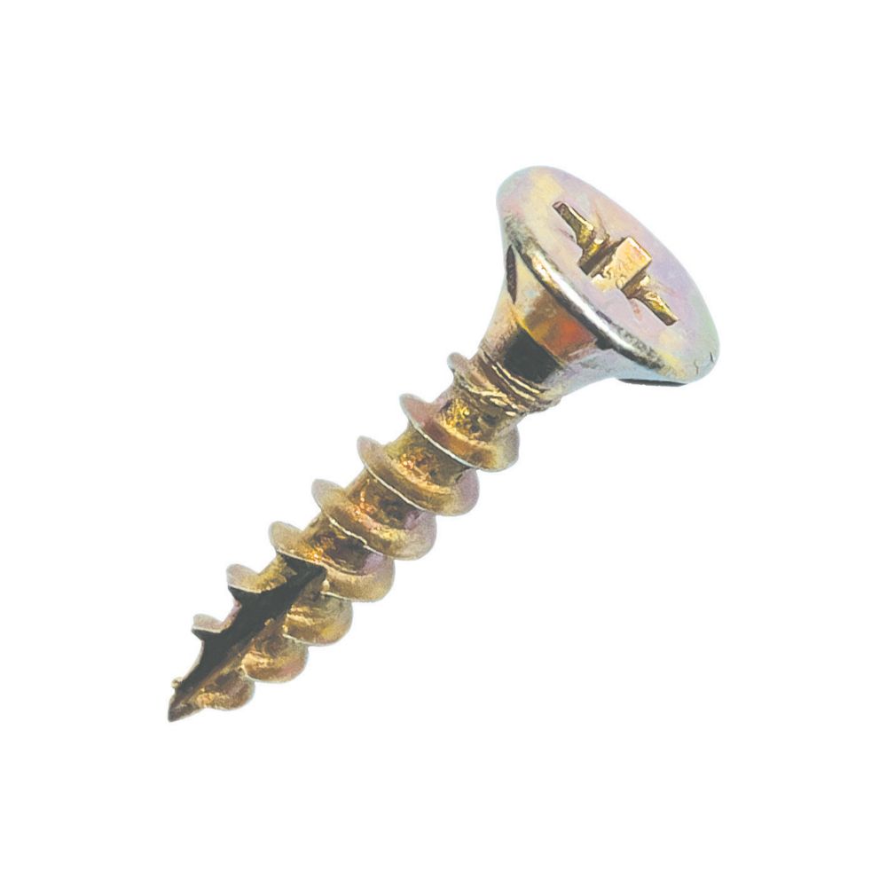 Rawlplug R-QCP PZ Countersunk Self-Drilling Woodscrews 5mm x 40mm 200 Pack