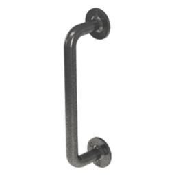 Rothley  Straight Household Steel Grab Rail Pewter 305mm
