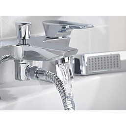 Bristan Hourglass Deck-Mounted  Bath Shower Mixer Tap Chrome