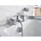 Bristan Hourglass Deck-Mounted  Bath Shower Mixer Tap Chrome