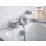 Bristan Hourglass Chrome  110mm Deck Mounted Dual Control Manual Shower Mixer Tap