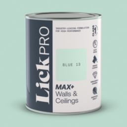 LickPro Max+ 1Ltr Blue 13 Matt Emulsion  Paint