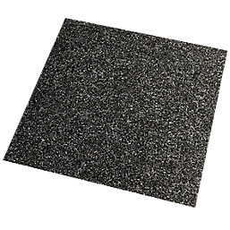 Abingdon Carpet Tile Division Endurance Velour Anthracite Carpet Tiles 500 x 500mm 20 Pack