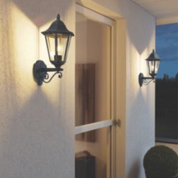 Eglo Navedo Outdoor Wall Light Black/Silver