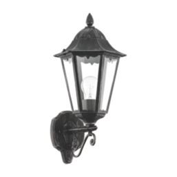 Eglo Navedo Outdoor Wall Light Black/Silver