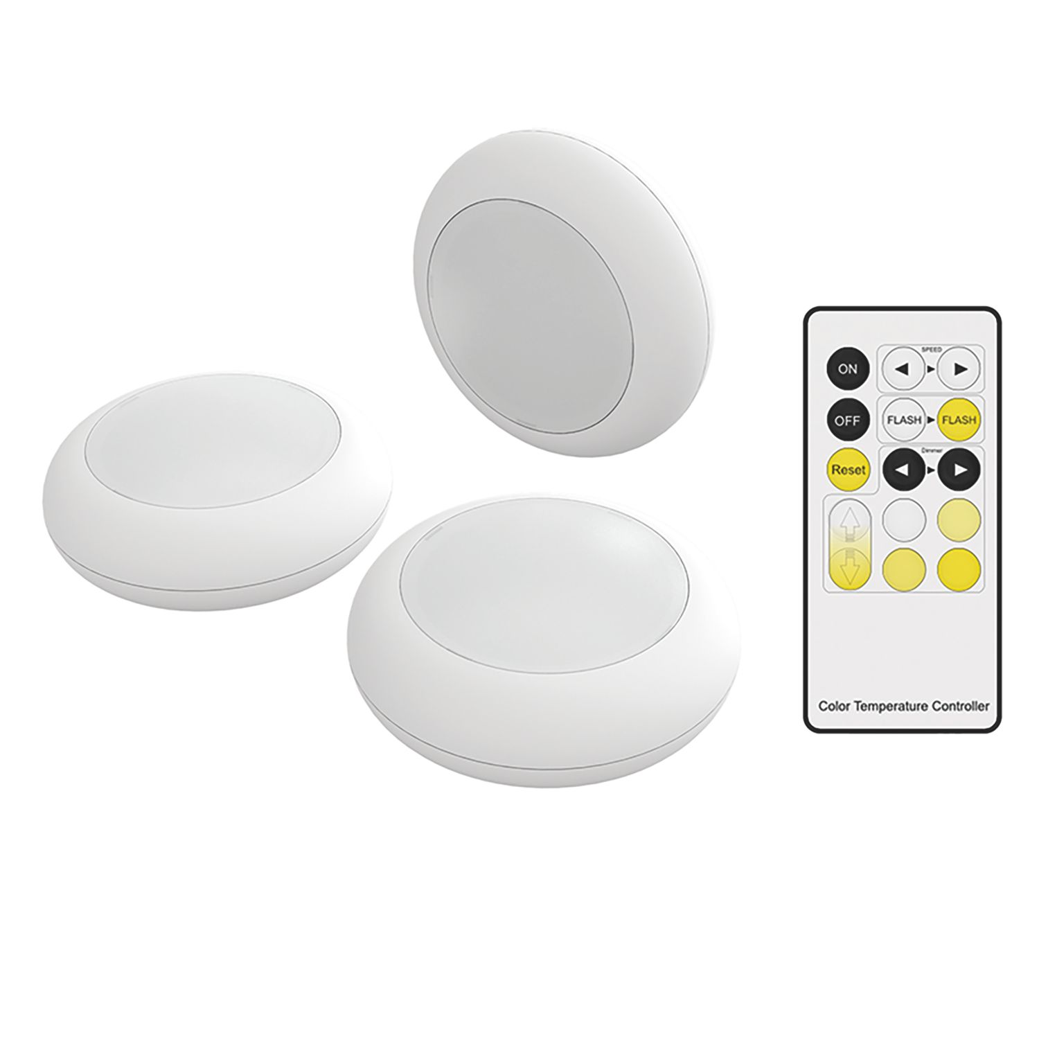 Calex Spot On Series LED Spotlights White 8lm 3 Pack (738CX)