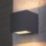 Lutec Gemini  Outdoor LED Wall Light Black 6W 650lm