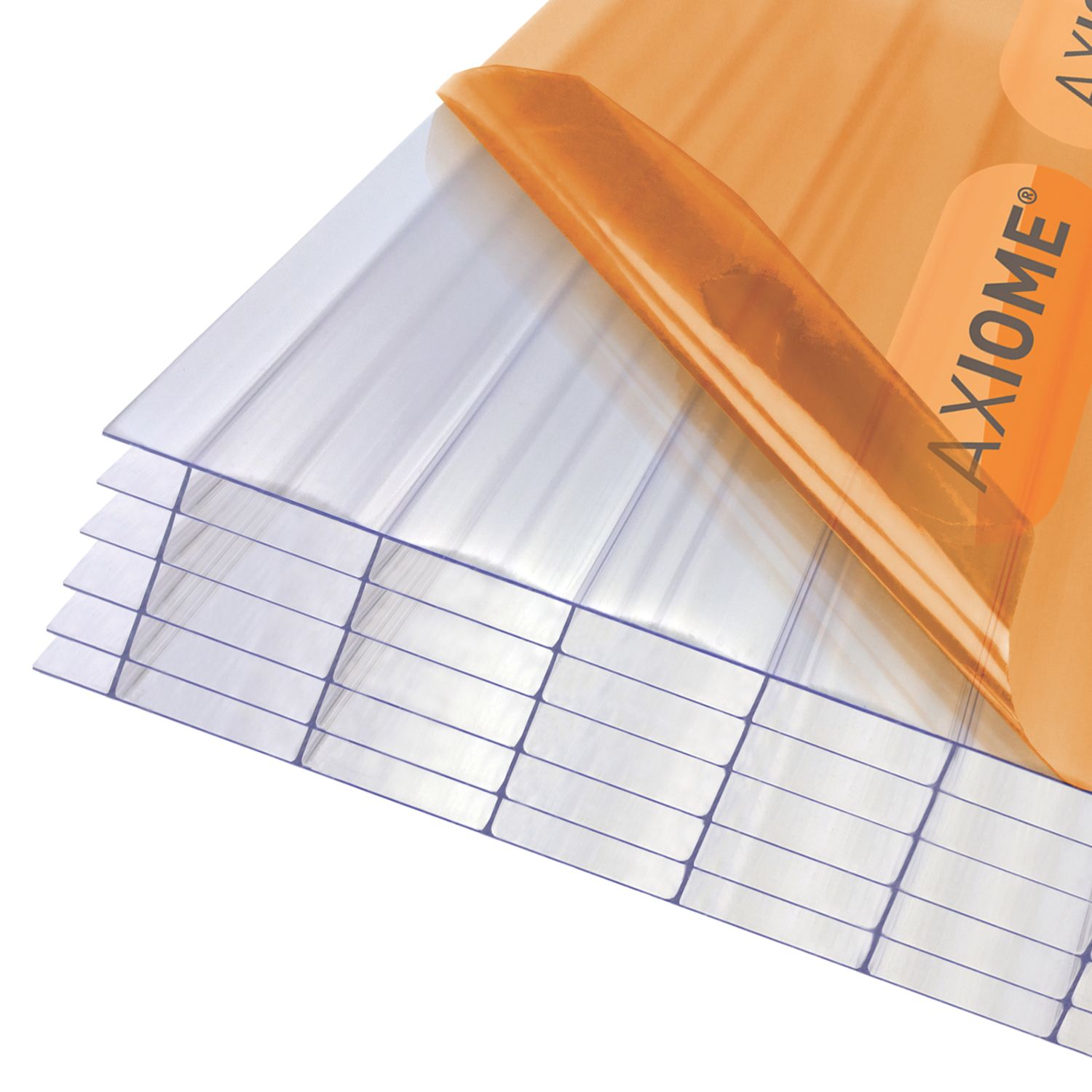 Axiome Fivewall Polycarbonate Sheet Clear 1000mm x 32mm x 2500mm (738FH)