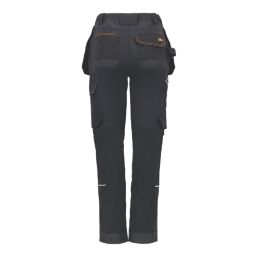 Site Kilani Womens Trousers Black / Grey Size 8 31" L