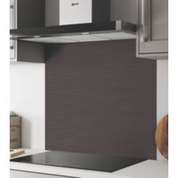 Wilsonart  Brushed Copper/Brushed Carbon Wide Hob Splashback 900mm x 800mm x 4mm