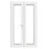 Crystal  White Triple-Glazed uPVC French Door Set 2090mm x 1190mm