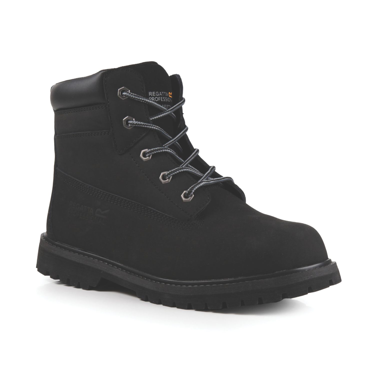 Regatta Expert S1P Size 7 Black Waterproof Steel Toe Cap Safety Boots (738JW)